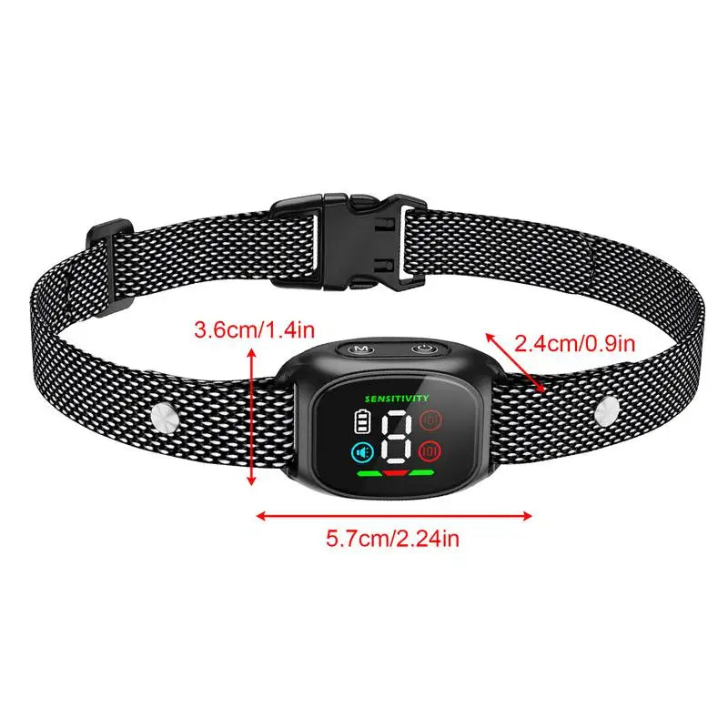 Smart Anti-Bark Dog Collar – Rechargeable & Adjustable Vibration for Calm Dogs