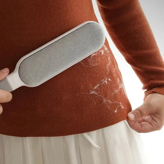 Bye-Bye Pet Hair! Double-Sided Lint Brush
