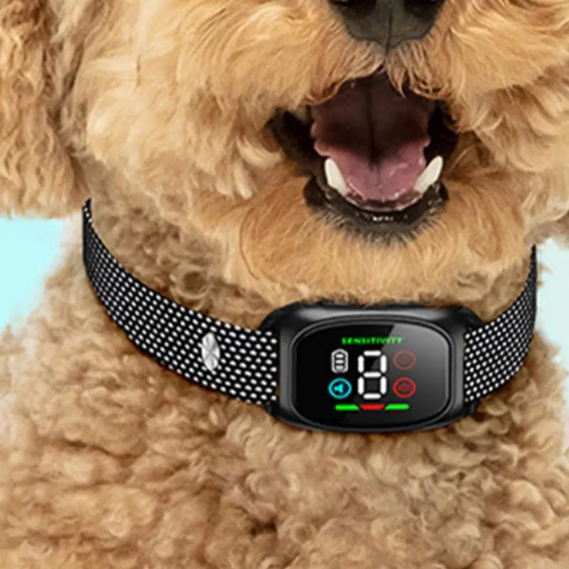 Smart Anti-Bark Dog Collar – Rechargeable & Adjustable Vibration for Calm Dogs