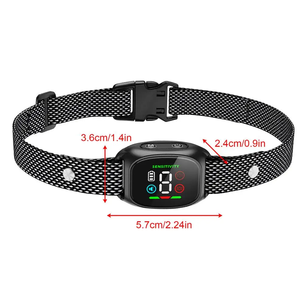 Smart Anti-Bark Dog Collar – Rechargeable & Adjustable Vibration for Calm Dogs