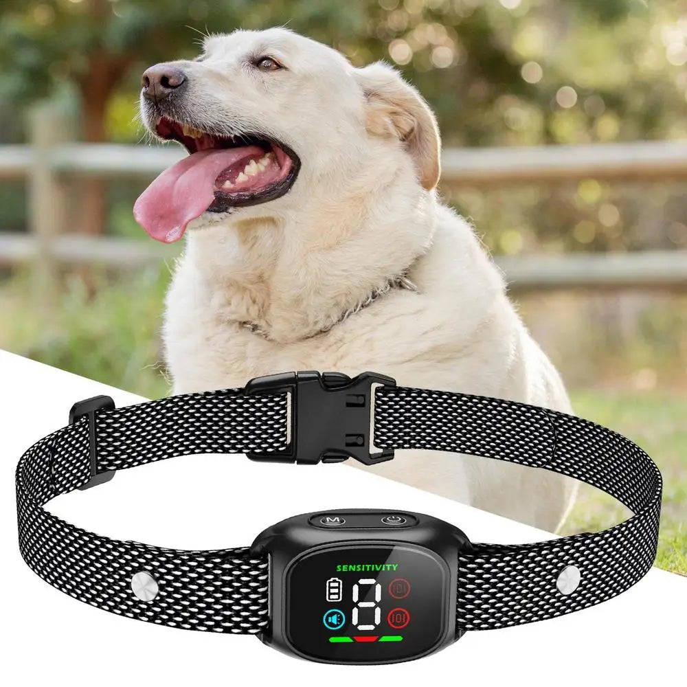 Smart Anti-Bark Dog Collar – Rechargeable & Adjustable Vibration for Calm Dogs
