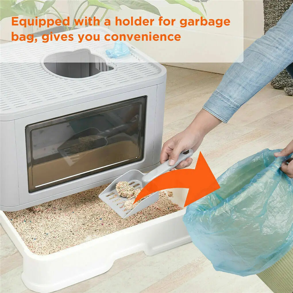 Mess-Free Cat Care – Foldable Litter Box